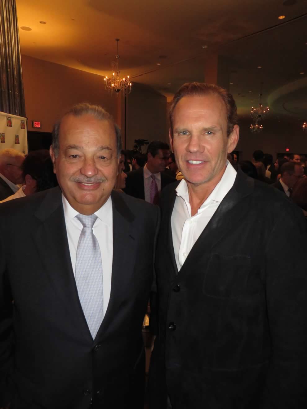 95 Mexican Tycoon Carlos Slim with the DM 24kt Red Label Golden Torpedo ...
